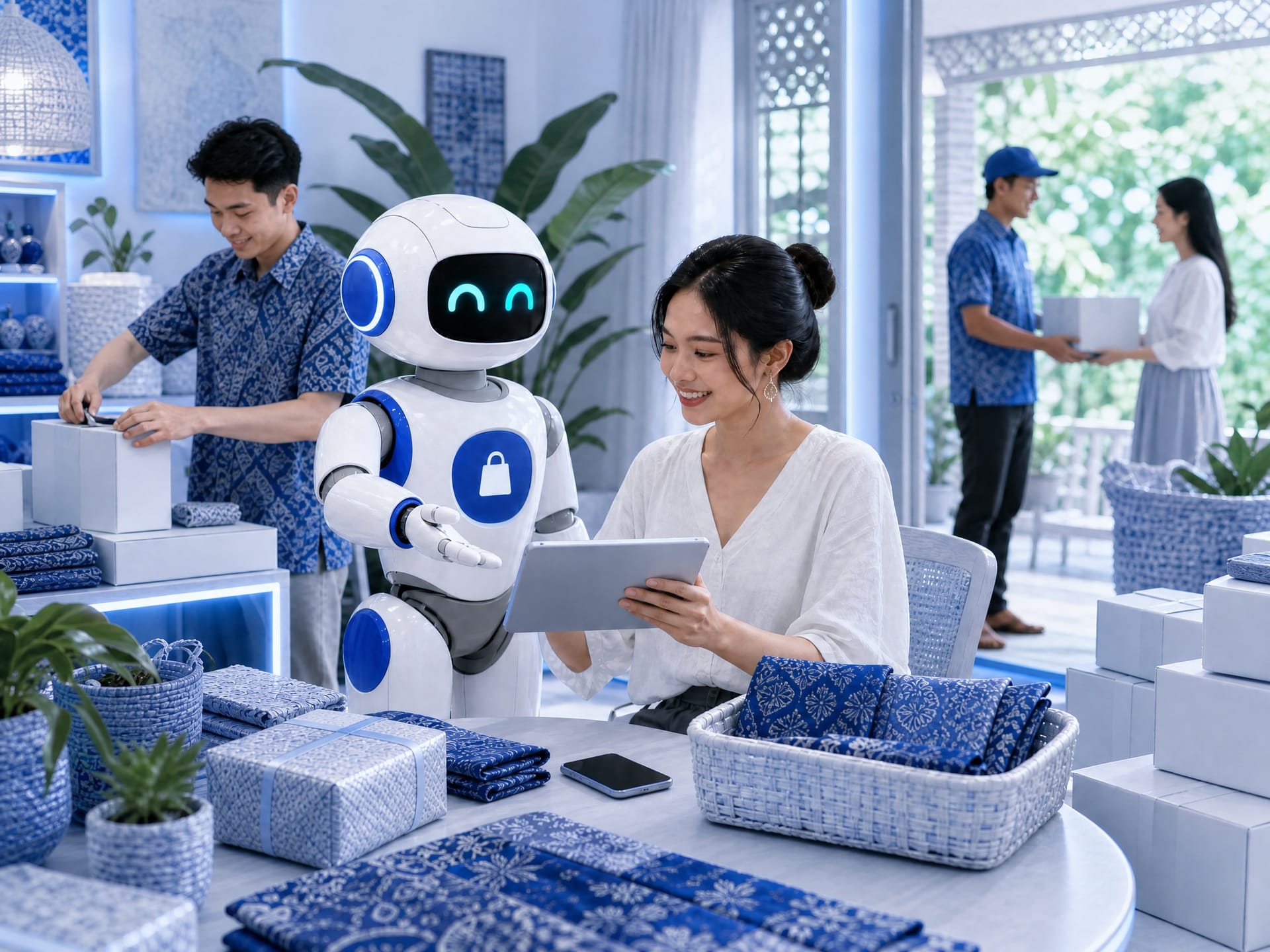 Udesk AI Shopping Guide Agent helping retail teams serve omnichannel customers