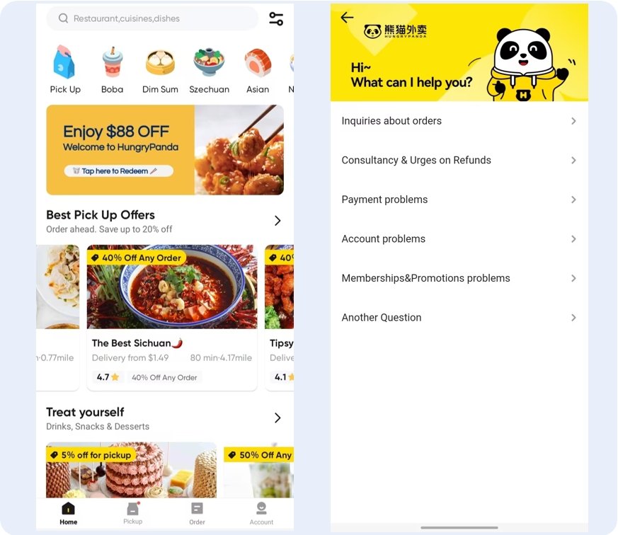 HungryPanda food delivery platform