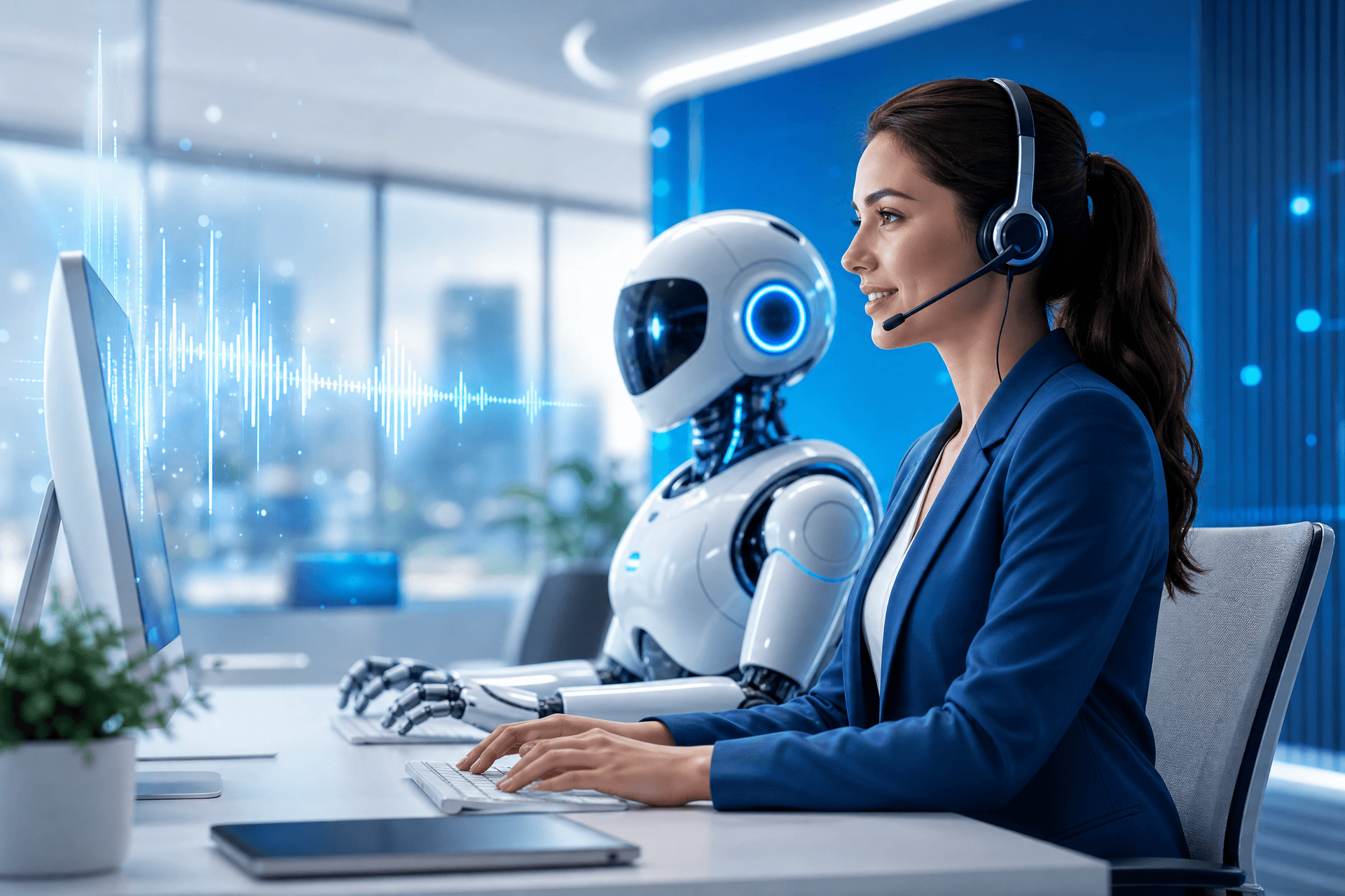 Enterprise agent using Udesk intelligent voice customer service system