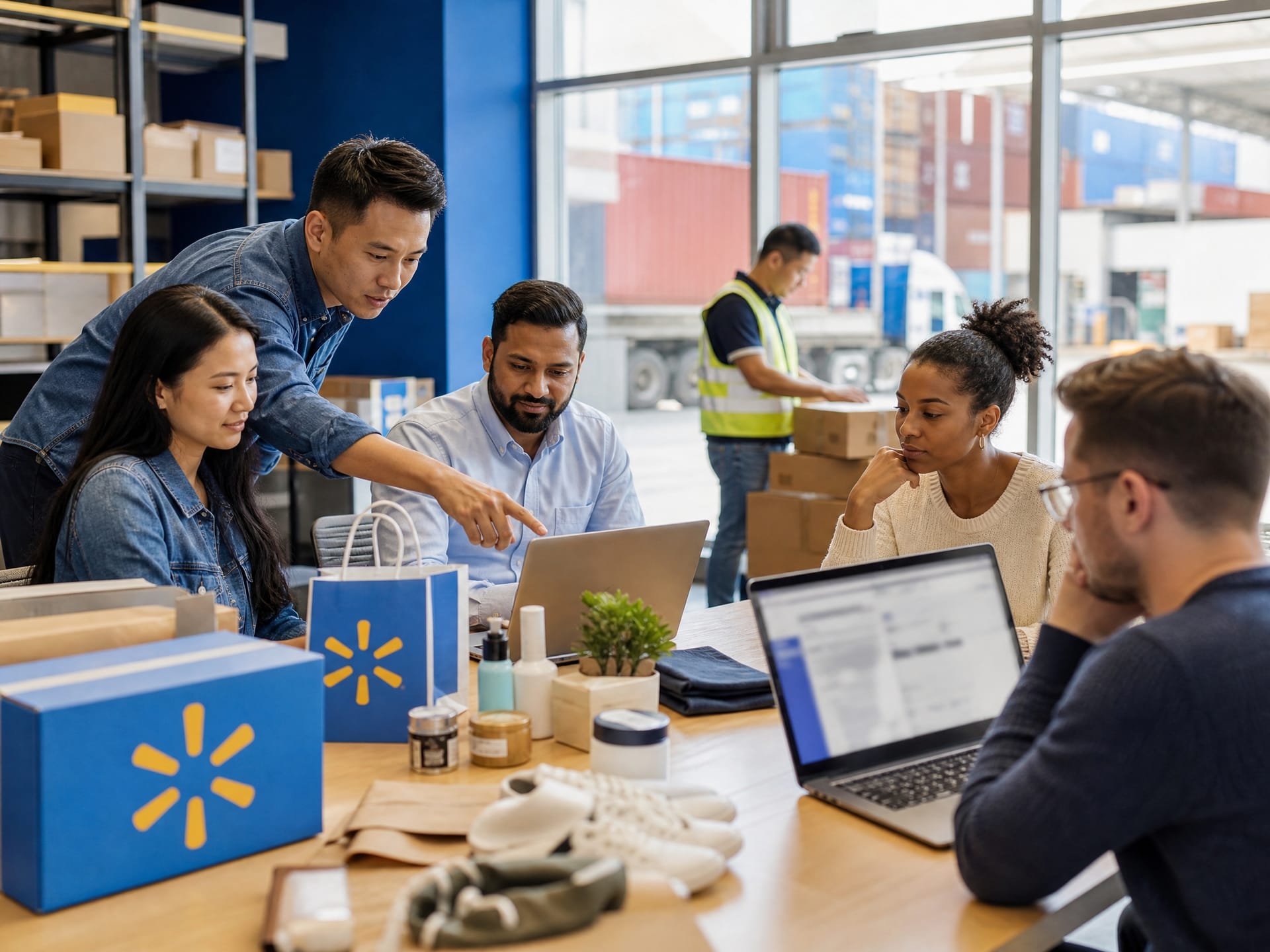 Cross-border seller team using Udesk Walmart Marketplace API for unified customer service